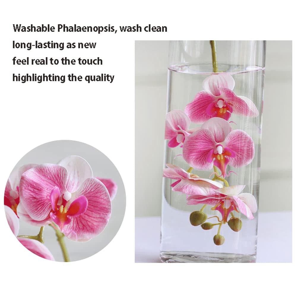 Amazon｜アートフラワー 人工蘭の偽物の花屋内の部屋の装飾セラミック